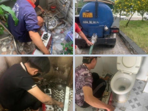 Thông Bồn Cầu Nghẹt Long Hồ, Vĩnh Long Sạch Nhanh Không Đục Phá