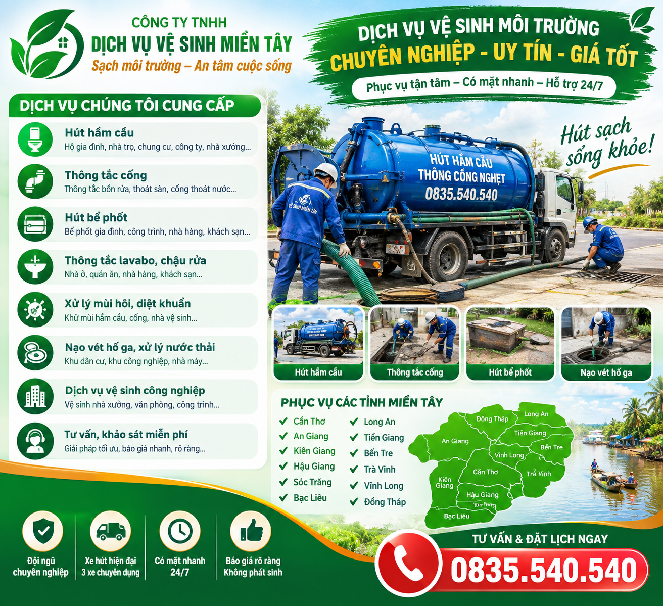 Cách Xử Lý Hầm Cầu Đầy Tại Nhà Hậu Giang