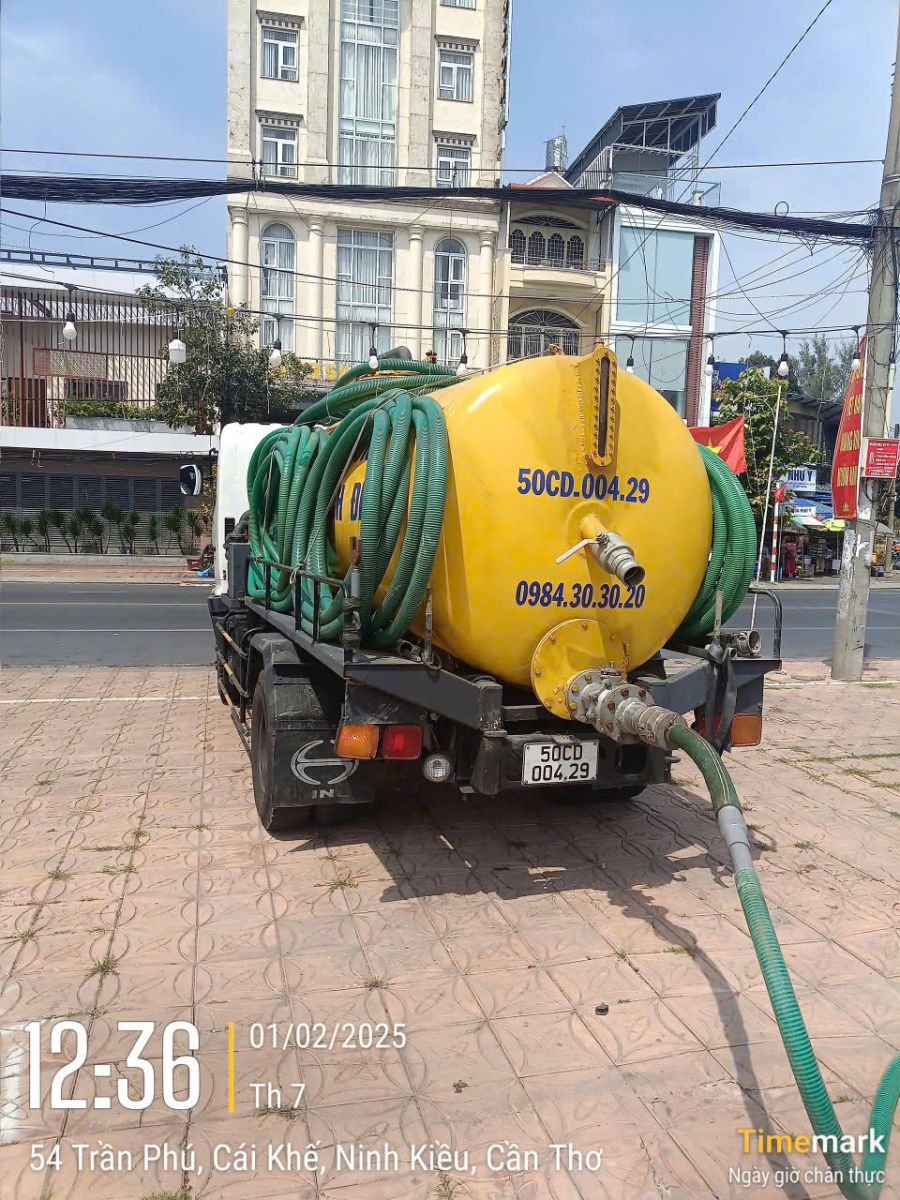 Hút hầm cầu Phường Ninh Kiều, Cần Thơ