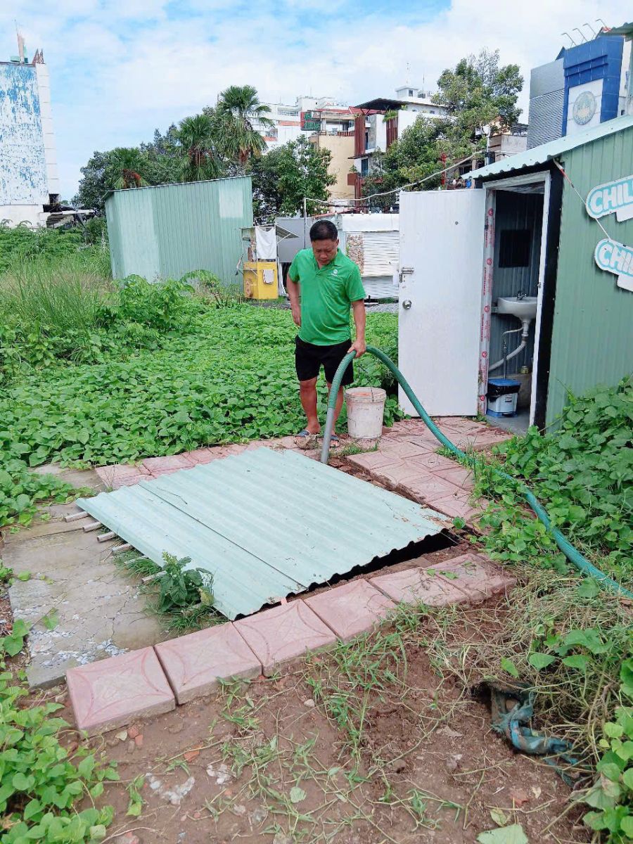 rút hầm cầu quận ô môn
