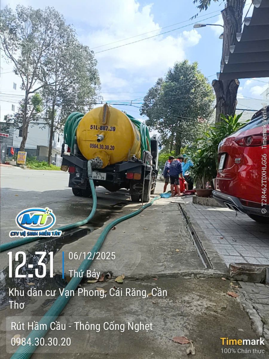 Hút Hầm Cầu Phú Tân, Cà Mau